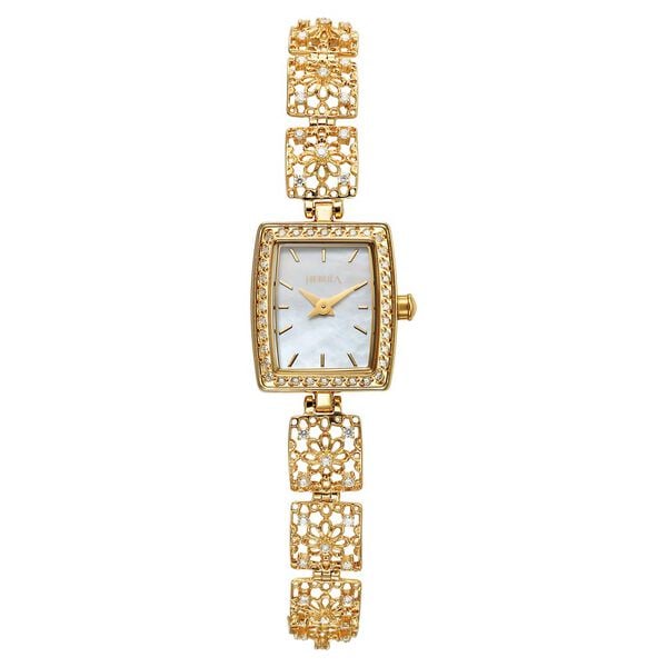 Titan Nebula Jewels 18k Gold Analog with Diamonds Watch for Women - image number 0