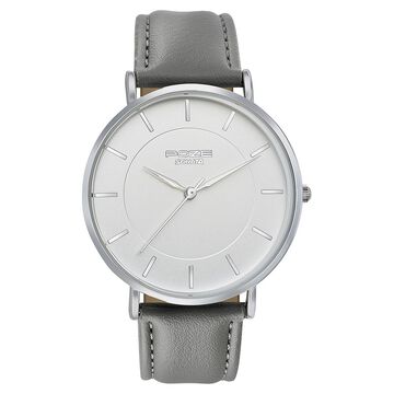 Sonata Poze Quartz Analog White Dial Leather Strap Watch for Men