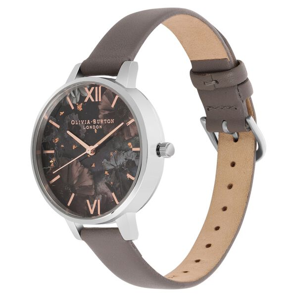 Olivia Burton Quartz Analog Multicoloured Dial Leather Strap Watch for Women - image number 2