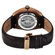Titan Stellar Cupola Automatic Analog with Sun Moon Phase and Silver Dial Brown Leather Strap Watch for Men - image number 6