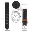 20 mm Tan Genuine Leather Straps for Men - image number 1