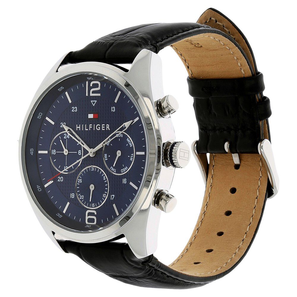 とみー Buy Online Tommy Hilfiger Quartz Multifunction Blue Dial Leather