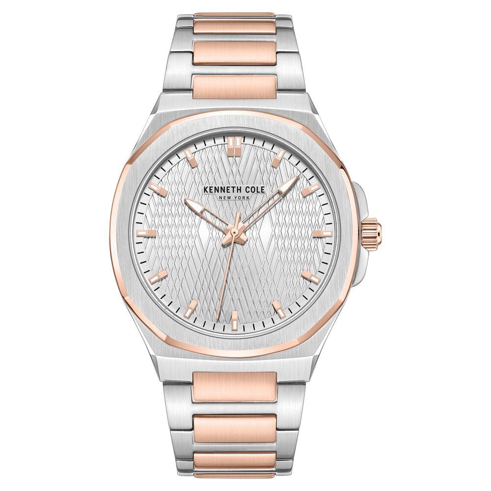 Kenneth Cole Quartz Analog Silver Dial Stainless Steel Strap Watch For Men-image-11