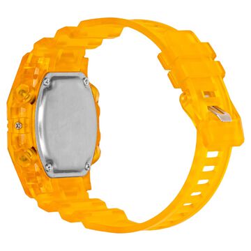 Zoop Mystic Digi Digital Watch For Boys With Transparent Orange Finish From House Of Titan