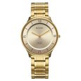 Titan Edge Gleam Quartz Analog Champagne Dial Golden Stainless Steel Strap Watch For Men - image number 0