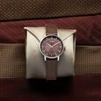 Sonata Poze Quartz Analog Blue Dial Blue Leather Strap Watch For Men