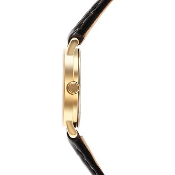 Titan Nebula Vintage 18k Gold Analog with Diamond Studded Indices Watch for Women