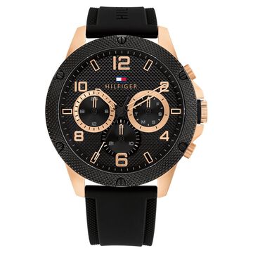 Tommy Hilfiger Black Dial Quartz Analog Watch for Men