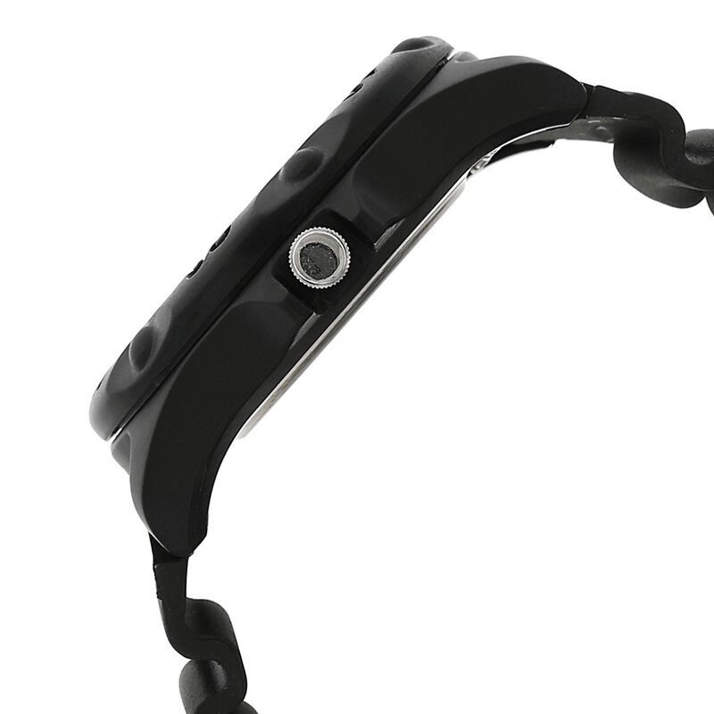 SF Quartz Analog Black Dial Plastic Strap Watch for Men - image number 2