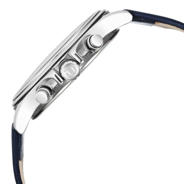 Titan Workwear Blue Dial Dual Time Leather Strap watch for Men - image number 3