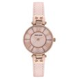 Anne Klein Quartz Analog Mother of Pearl Dial Leather Strap Watch for Women - image number 0