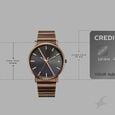 Fastrack 9 to Fine Analog with Black Dial Metal Strap Watch for Guys - image number 3