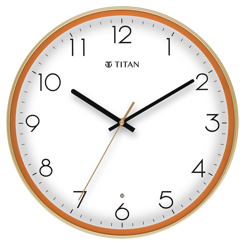 Buy Online Titan Classic LED Backlit Clock with Silent Sweep