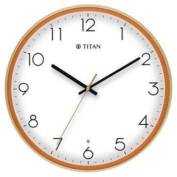 Titan Classic LED Backlit Clock with Silent Sweep Technology 34.5 x 34.5 cm (Medium)