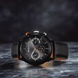 Titan Octane Quartz Multifunction Blue Dial With Blue Leather Strap Watch For Men