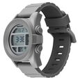 Fastrack StreetStyle Digital Grey Dial Grey Silicone Strap Watch For Guys - image number 2
