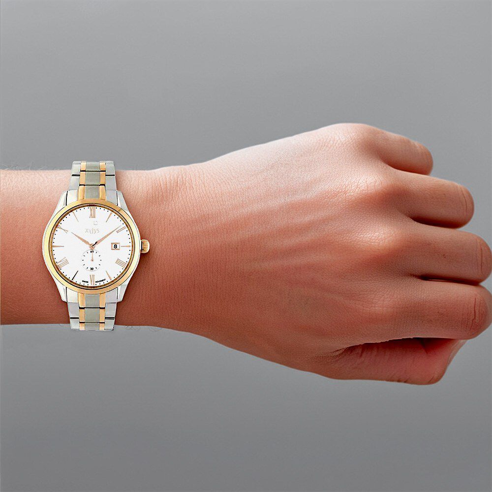 Buy Online Xylys Swiss Analog Stainless Steel Silver Dial Watch