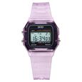 Zoop By Titan Clear Series Digital Dial White Plastic Strap Watch For Kids