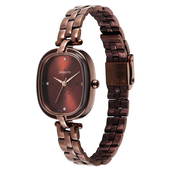 Sonata Utsav Brown Dial Watch for Women - image number 1