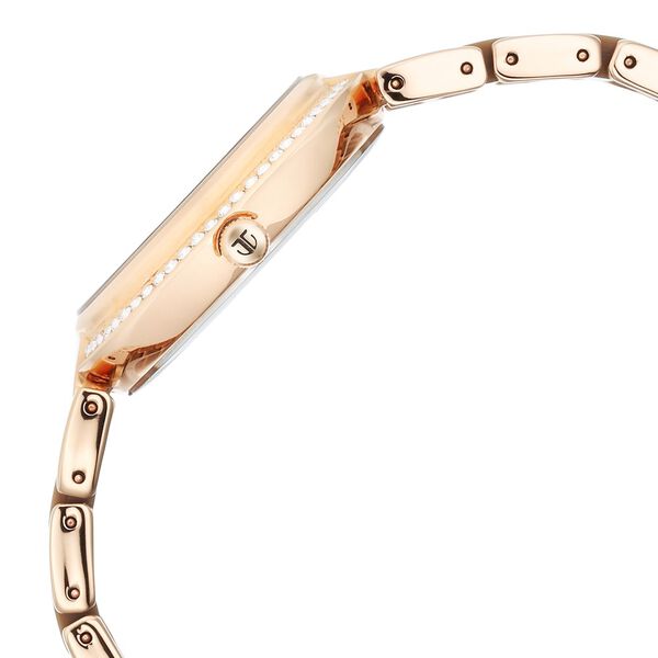 Titan Acetate Mother Of Pearl Quartz Multifunction Hybrid Strap Watch for Women - image number 3