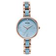 Sonata Wedding Edit Quartz Analog Maroon Dial Stainless Steel With Acetate Strap Watch For Women