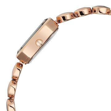 Vyb Celeste By Fastrack Quartz Analog Silver Dial Metal Strap Watch For Girls
