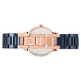 Anne Klein Quartz Analog Blue Dial Rose Gold Ceramic Strap Watch For Women - image number 2