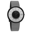 Titan Edge UltraSlim Quartz Analog Grey Dial Grey Leather Strap Watch For Men - image number 1