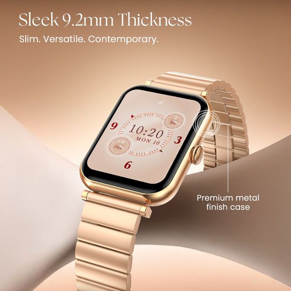 Fastrack Noir Charm Women Smartwatch 1.65" inch AMOLED Display, AI Watchface & AI Chat, Functional Crown, HRM, IP68 - image number 3