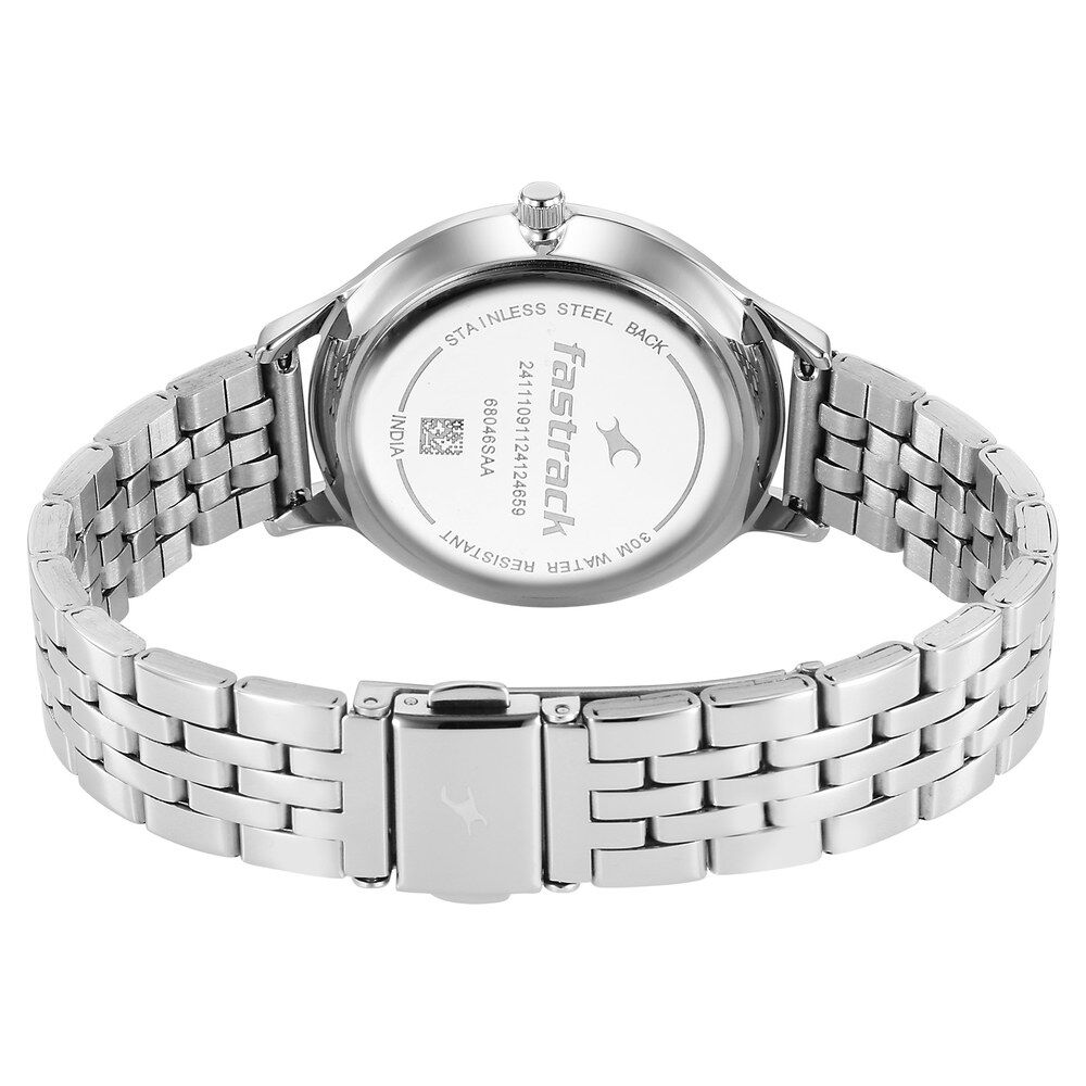 Buy Online Fastrack Stunners X Quartz Analog Ivory Dial Stainless