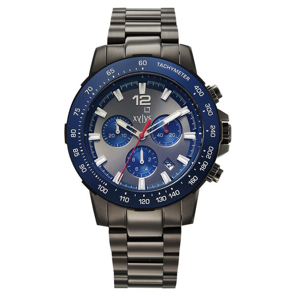 Xylys Swiss Quartz Grey Dial Grey Stainless Steel Strap Watch For Men - image number 0