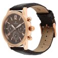 Titan Men's Metropolitan Luxe: Multifunction brown Dial with leather Strap - image number 1