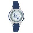 SF Quartz Analog White Dial Plastic Strap Watch for Women