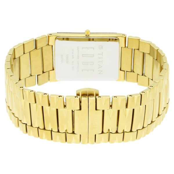 Titan Quartz Analog White Dial Stainless Steel Strap Watch for Men - image number 3