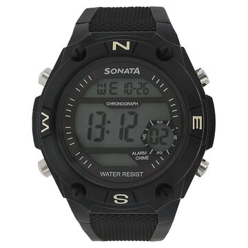 SF Digital Dial Plastic Strap Watch for Men