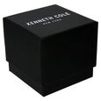 Kenneth Cole Mechanical Hand Wound Analog Mechanical Black Round Dial Black Leather Strap Watch For Men - image number 5