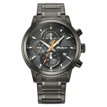 Titan Octane Primal Quartz Chronograph Grey Dial Grey Stainless Steel Strap Watch For Men