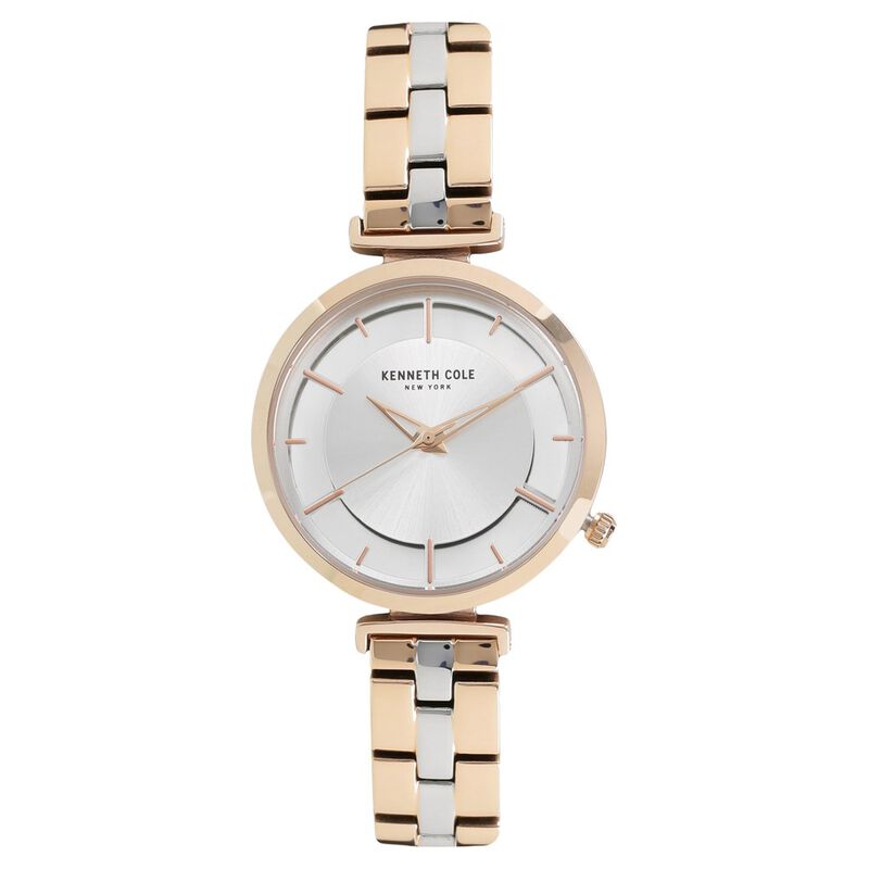 Kenneth Cole Quartz Analog Silver Dial Stainless Steel Strap Watch for Women