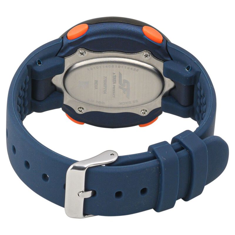 SF Digital Dial Silicone Strap Watch for Men - image number 3