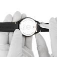 20 mm Black Genuine Leather Straps for Men - image number 5