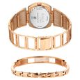 Titan Raga Ethereal Quartz Analog Mother of Pearl Dial Rose Gold Metal Strap Watch For Women - image number 6