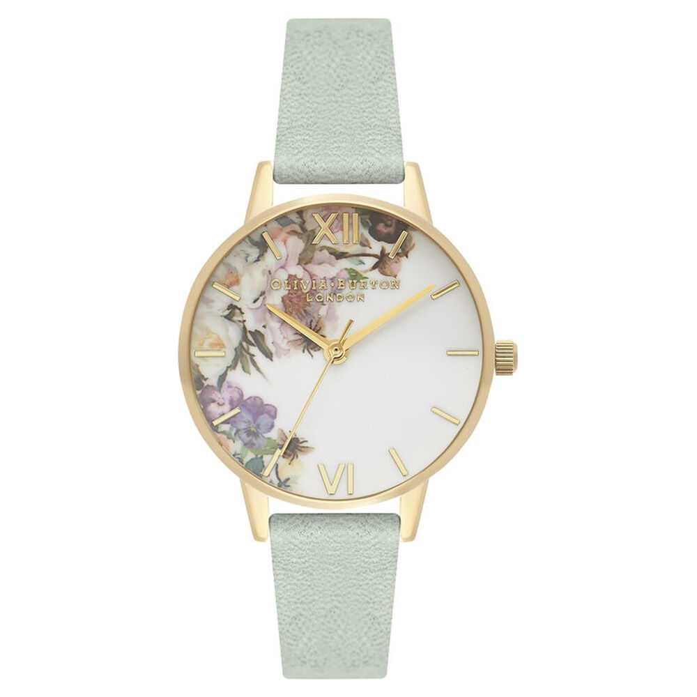 Buy Online Olivia Burton Quartz Analog Multicoloured Dial Leather Strap  Watch for Women - ncob16eg112w | Titan