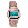 Poze By Sonata Digital Digital Pink Dial Pink Metal Strap Watch For Women - image number 2