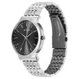 Titan Elegance Analog with Date by Hand and Dark Grey Dial Stainless Steel Strap Watch for Men - image number 2