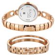 Titan Raga Contempore Quartz Analog Rose Gold Mother Of Pearl Dial Metal Strap Watch For Women - image number 4