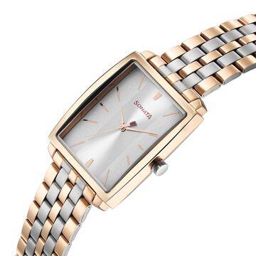 Sonata Utsav Quartz Analog Grey Dial Watch for Men