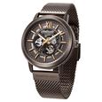 Kenneth Cole Automatic Brown Dial Brown Stainless Steel Strap Watch For Men - image number 1