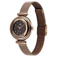 Vyb Celeste By Fastrack Quartz Analog Brown Dial Brown Stainless Steel Strap Watch For Girls - image number 5