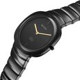 Titan Edge Squircle Quartz Analog Black Dial Ceramic Strap Watch For Women - image number 1