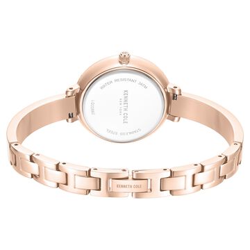 Kenneth Cole Quartz Analog White Dial Rose Gold Colour Stainless Steel Strap Watch For Women